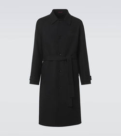 Gucci Gucci Script wool and cashmere overcoat