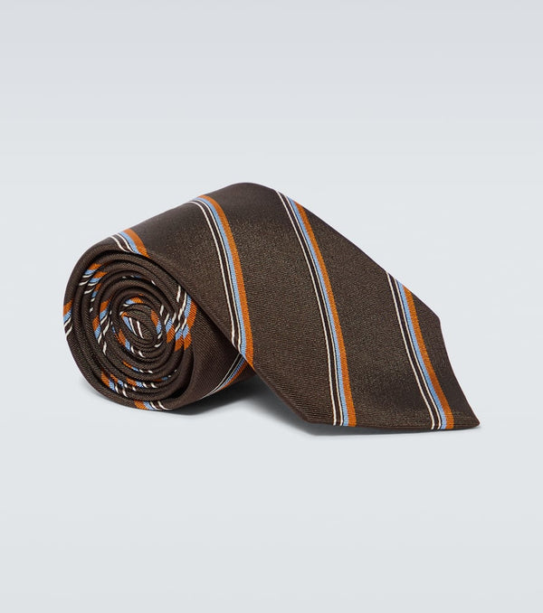 Gucci Striped silk jacquard tie