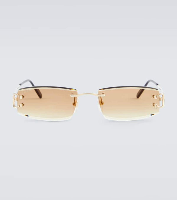 Cartier Eyewear Collection Signature C rectangular sunglasses