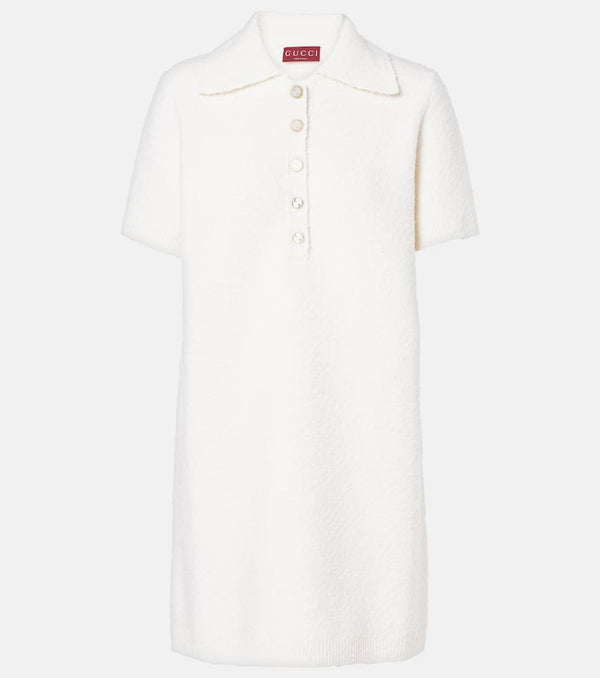 Gucci Wool-blend bouclé polo dress