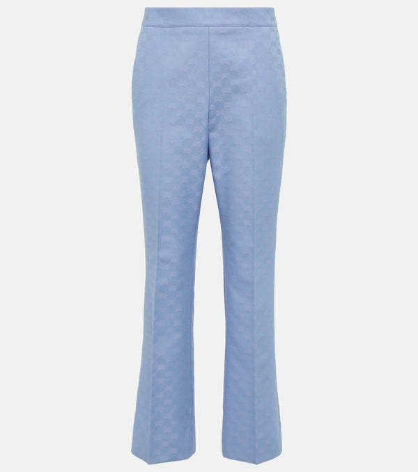 Gucci GG gabardine cropped pants