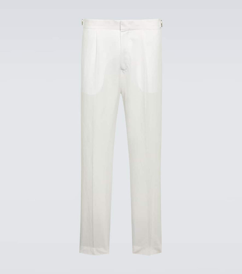 Orlebar Brown Carsyn linen and cotton tapered pants