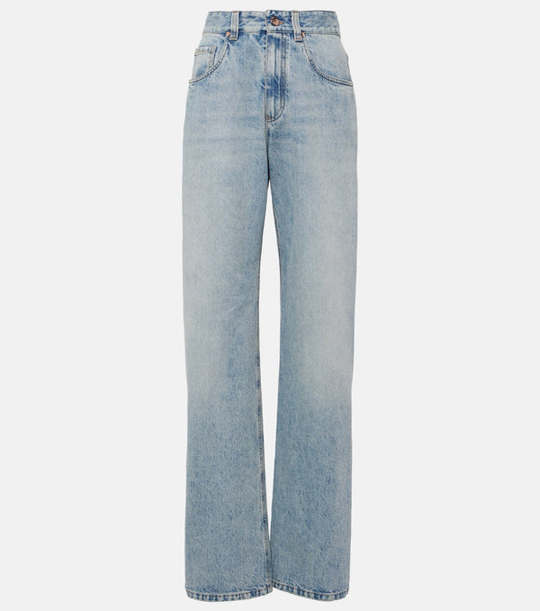 Brunello Cucinelli High-rise straight jeans