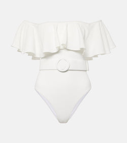 Alexandra Miro Chantal ruffled swimsuit