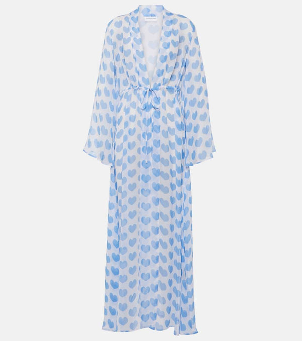 Alexandra Miro Greta printed beach cover-up