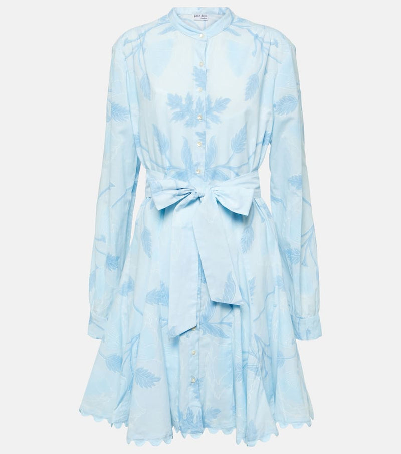 Juliet Dunn Bellflower cotton shirt dress