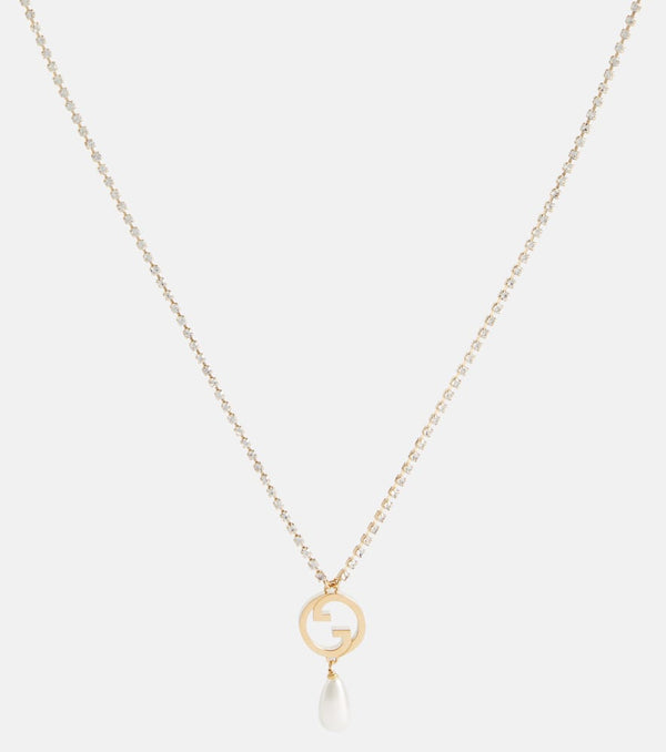 Gucci Gucci Blondie faux pearl necklace