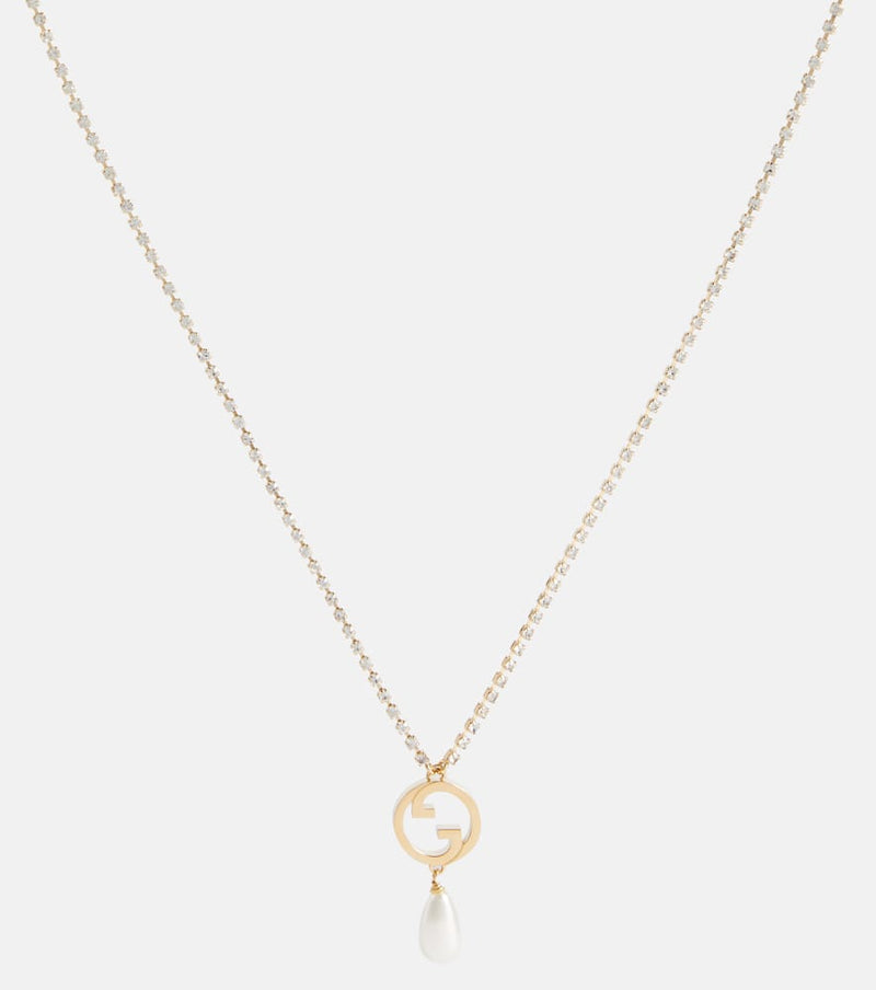 Gucci Gucci Blondie faux pearl necklace