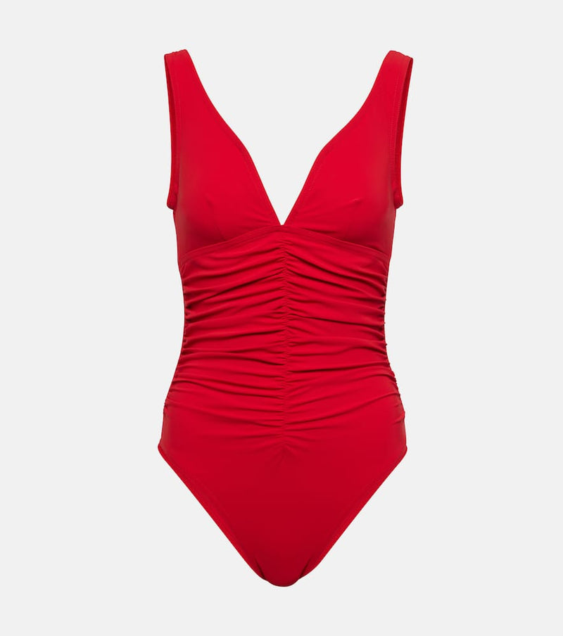 Karla Colletto Ruched swimsuit