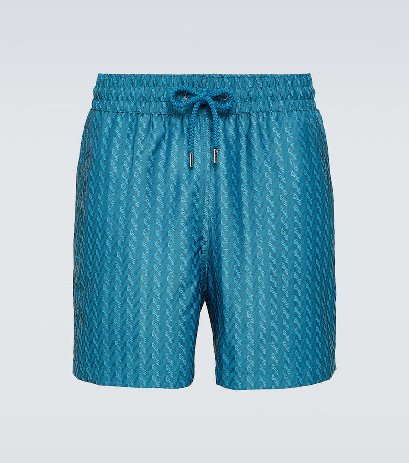 Frescobol Carioca Copacabana jacquard swim shorts