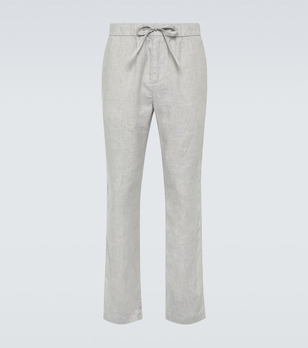 Frescobol Carioca Oscar linen and cotton straight pants