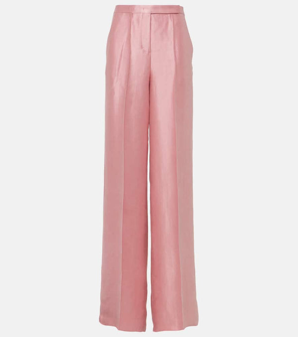 Dorothee Schumacher Slouchy Elegance satin wide-leg pants