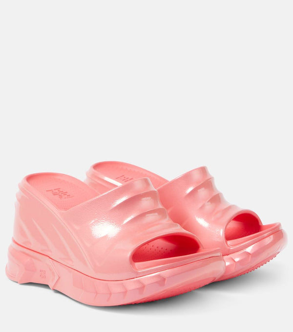 Givenchy Marshmallow wedge slides