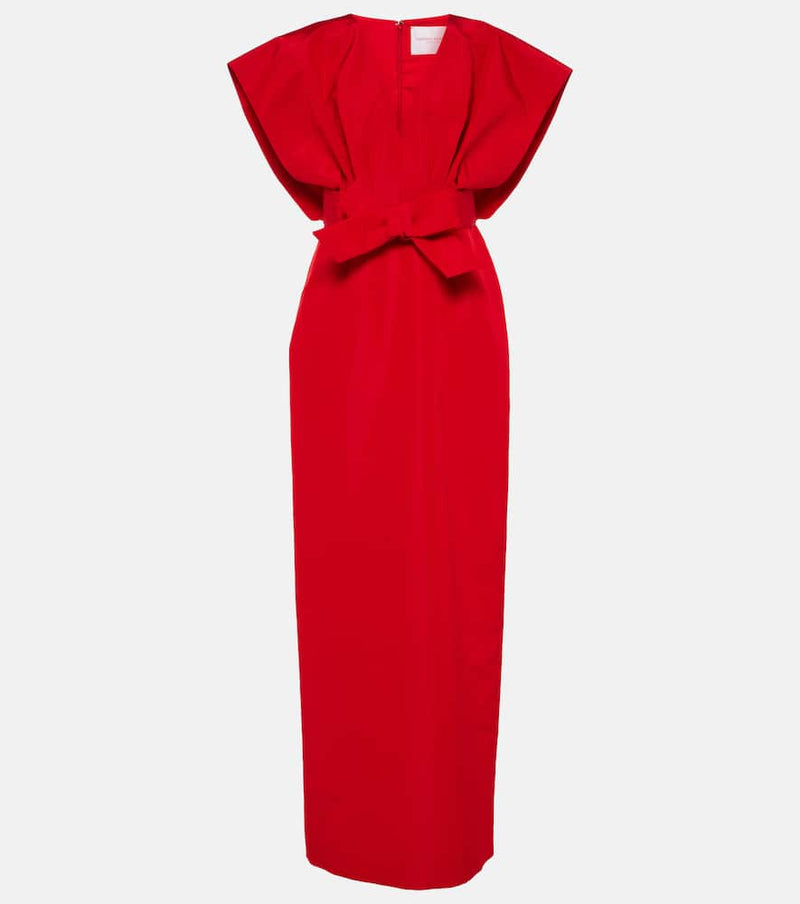 Carolina Herrera Bow-detail silk faille gown