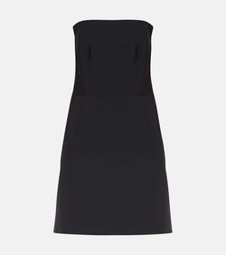 Carolina Herrera Strapless draped minidress