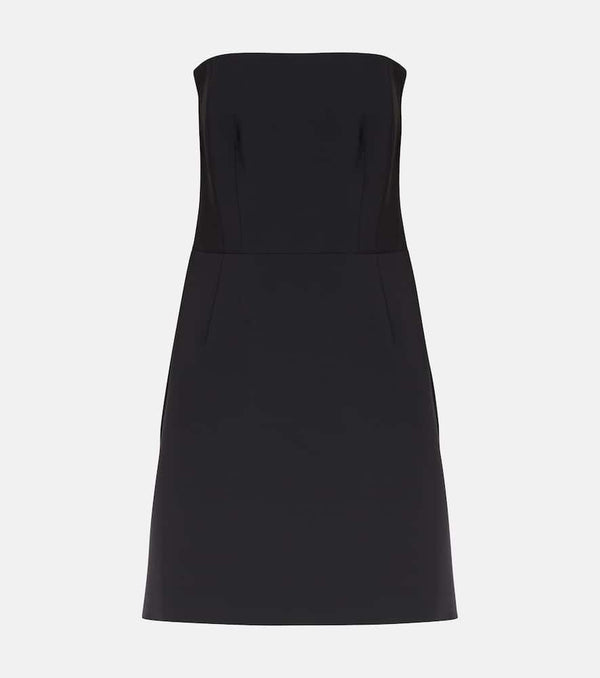 Carolina Herrera Strapless draped minidress