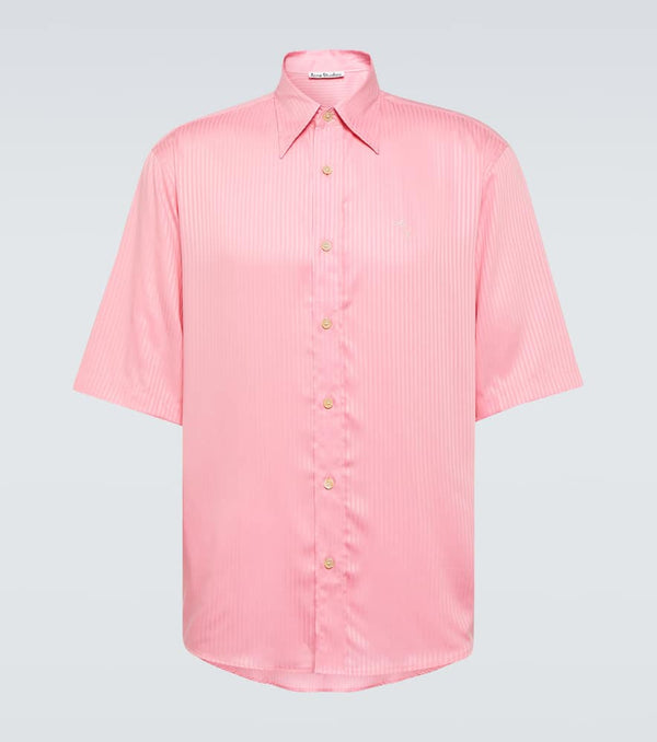 Acne Studios Striped satin shirt