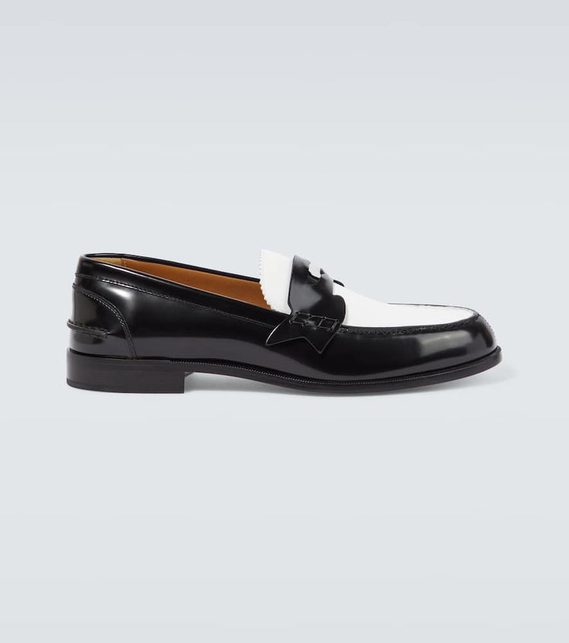 Christian Louboutin Leather penny loafers