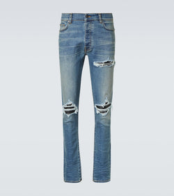 Amiri MX1 distressed skinny jeans