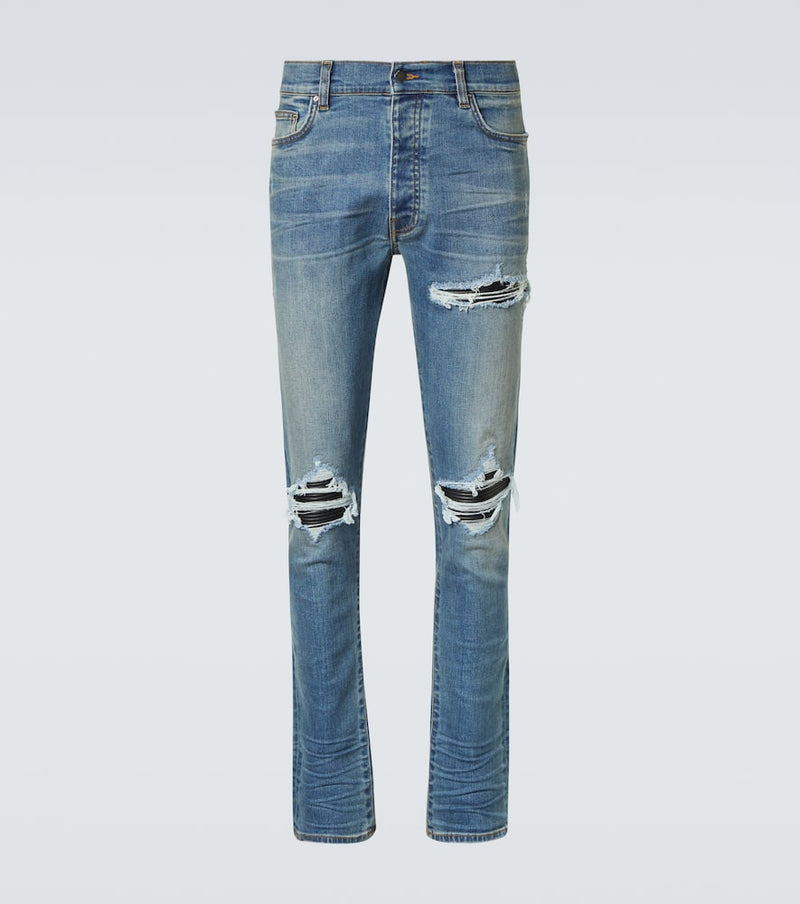 Amiri MX1 distressed skinny jeans