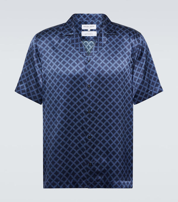 Frescobol Carioca Roberto silk bowling shirt