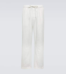 Frescobol Carioca Rocha linen and cotton straight pants