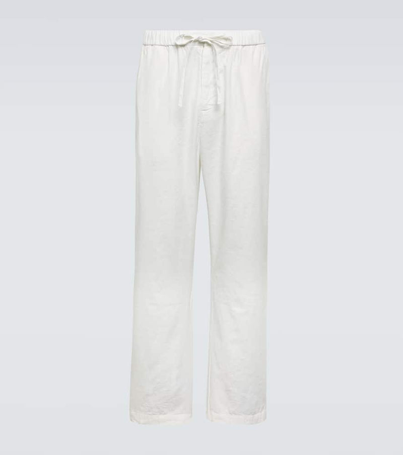 Frescobol Carioca Rocha linen and cotton straight pants