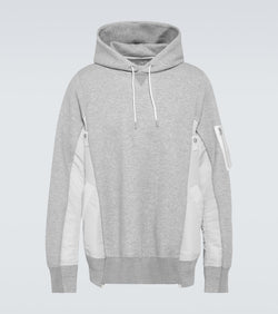 Sacai Cotton-blend hoodie