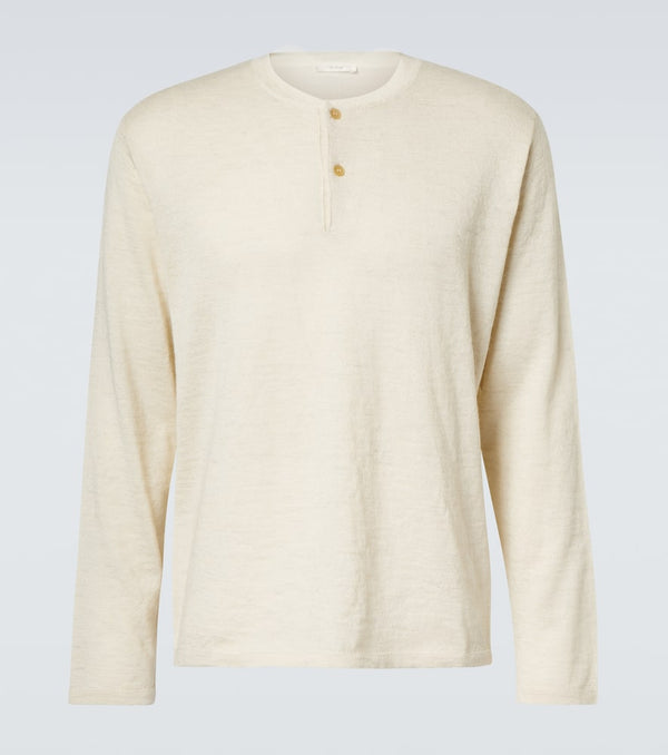 The Row Ennio wool and silk top