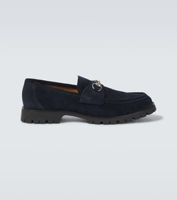 Gucci Horsebit suede loafers