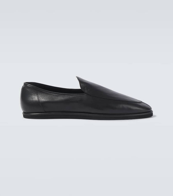 Auralee Leather slip-on shoes