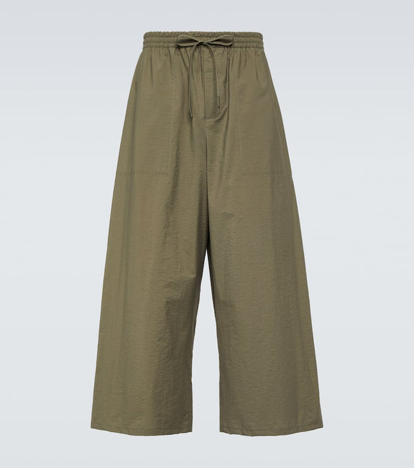 Loewe Paula's Ibiza cotton-blend wide-leg pants