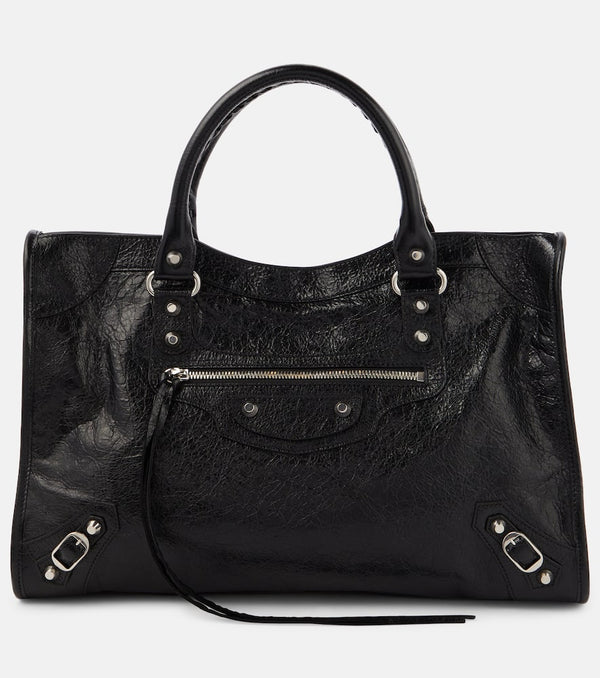 Balenciaga Le City Medium leather shoulder bag