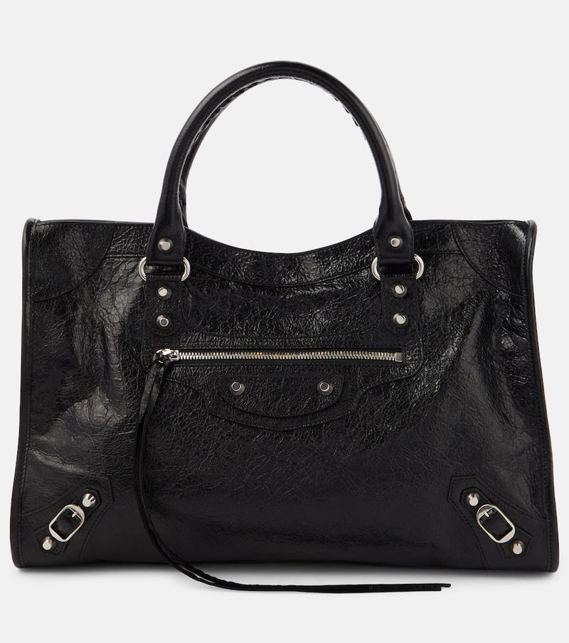 Balenciaga Le City Medium leather tote bag