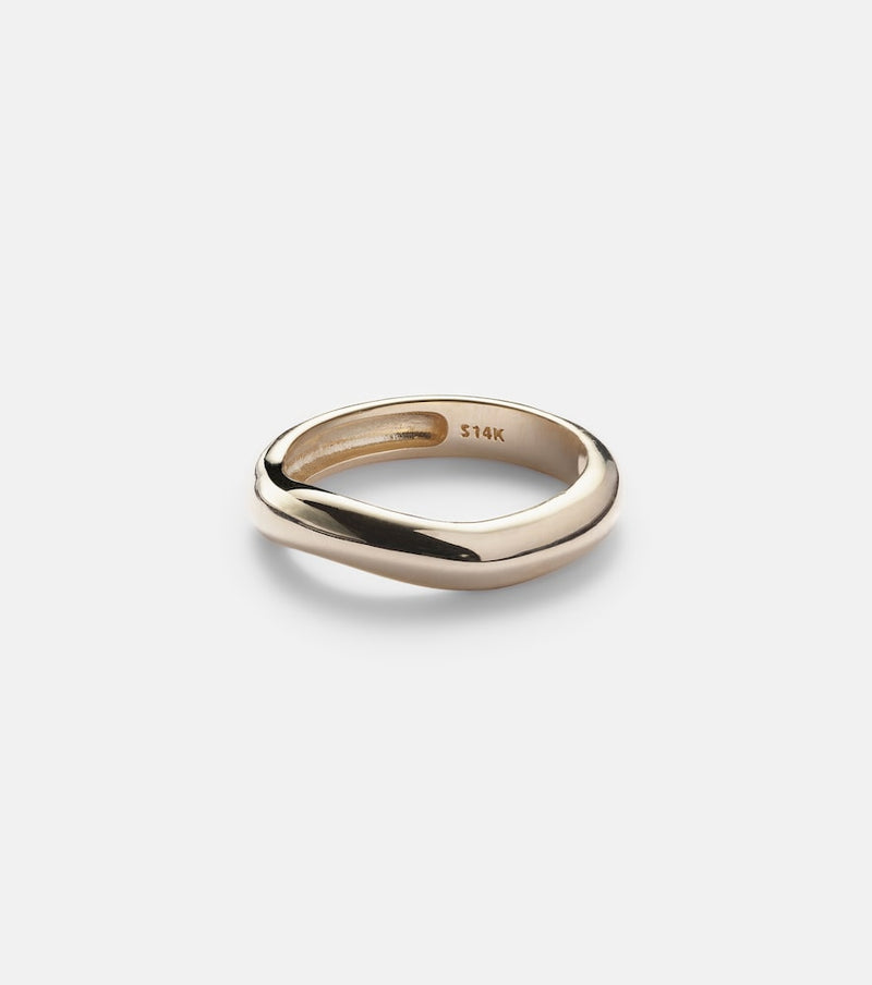 Stone and Strand Bold Merge 14kt gold ring