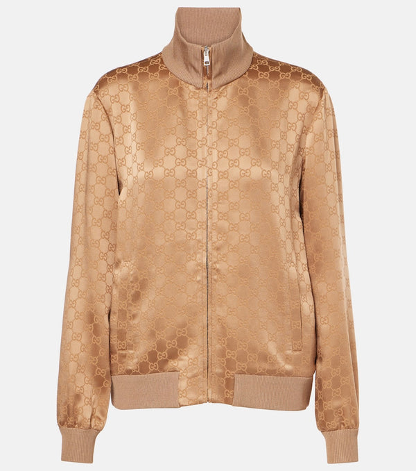 Gucci GG jacquard satin blouson