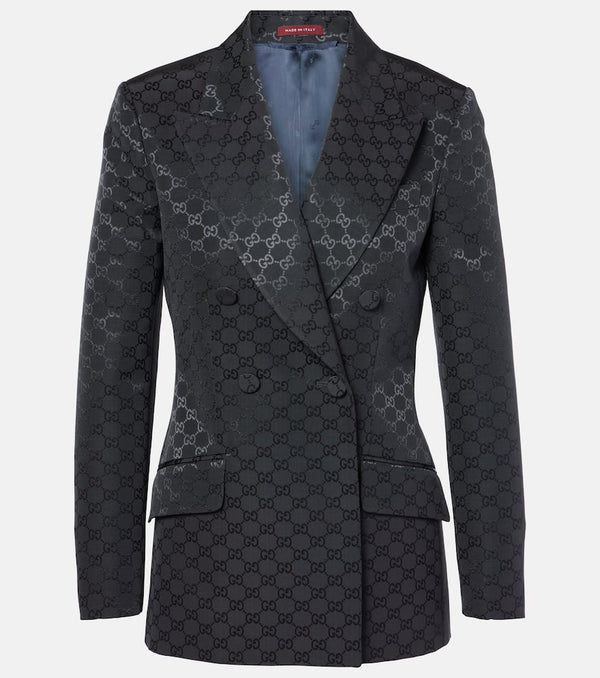 Gucci GG cotton-blend faille blazer