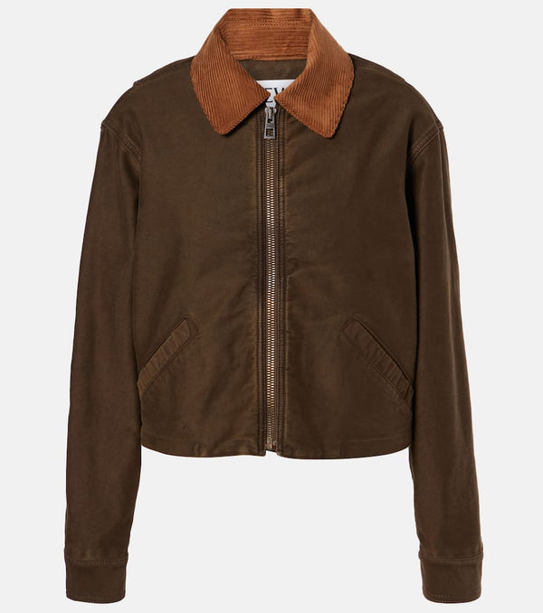 Loewe Corduroy-trimmed cotton blouson