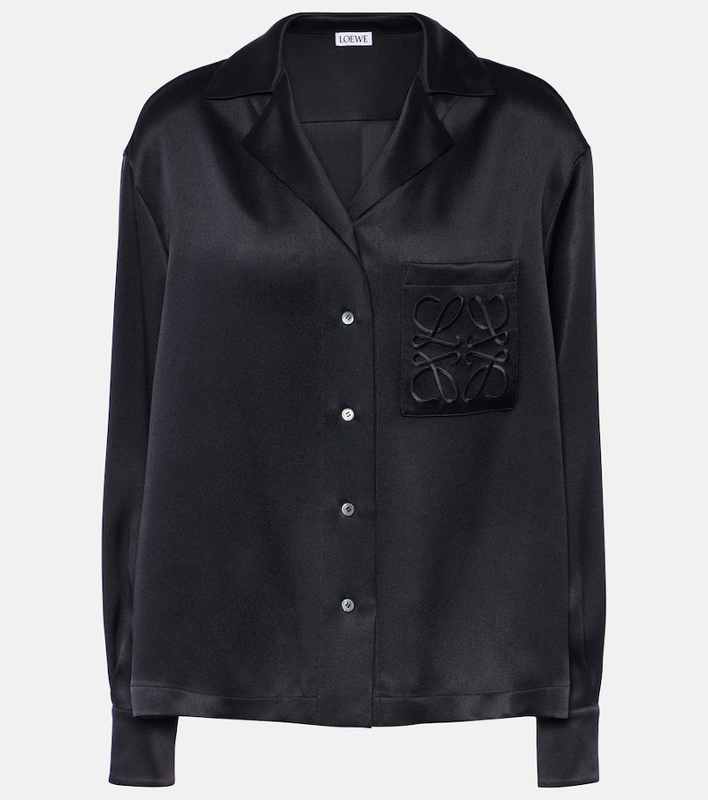 Loewe Anagram silk shirt