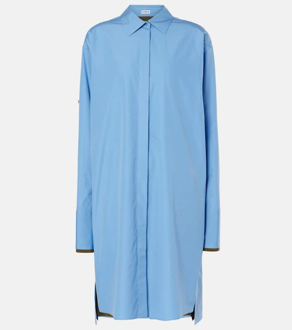 Loewe Cotton poplin shirt dress