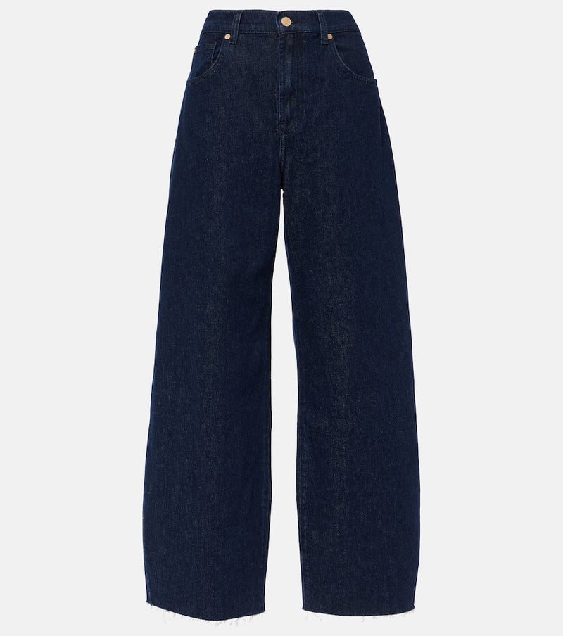 7 For All Mankind Bonnie high-rise barrel-leg jeans