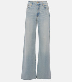 7 For All Mankind Lotta high-rise wide-leg jeans