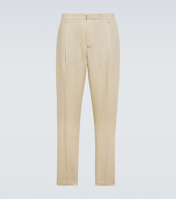 Sunspel Linen straight pants