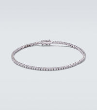 Mateo 14kt white gold tennis bracelet with diamonds