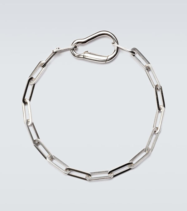 Mateo Carabiner sterling silver chain bracelet