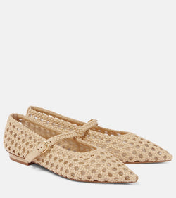 Ulla Johnson Open-knit Mary Jane flats