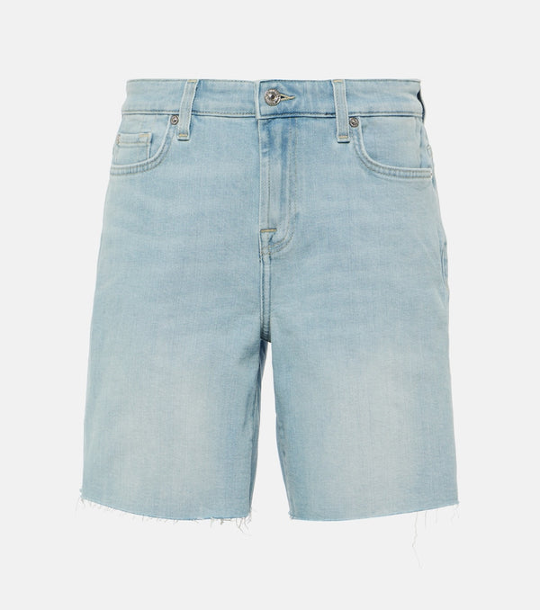7 For All Mankind Boy Shorts Soul high-rise shorts