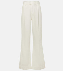 7 For All Mankind Pleated high-rise pants