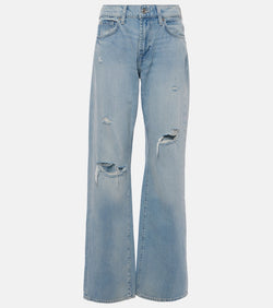 7 For All Mankind Tess high-rise straight-leg jeans