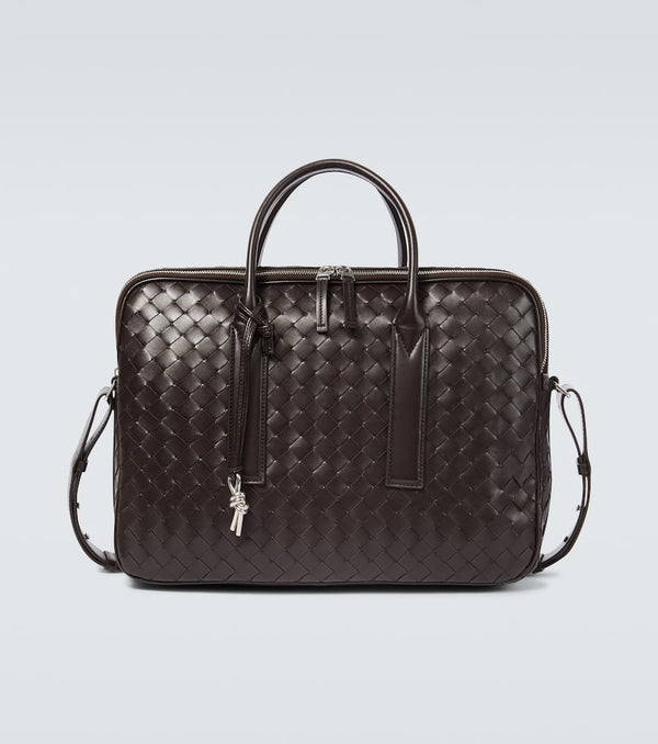 Bottega Veneta Getaway Large leather briefcase